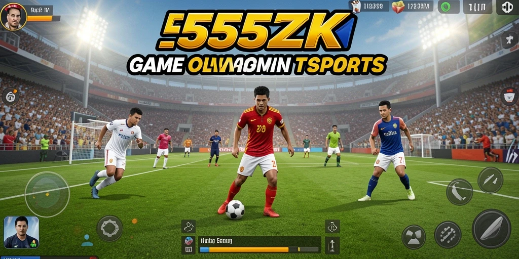 Tampilan menegangkan dari pertandingan olahraga di 555ZK.