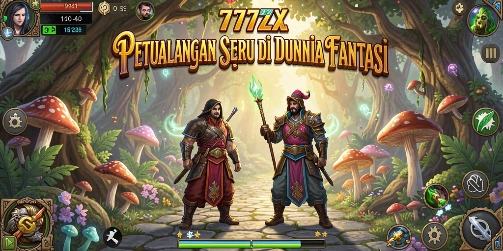 Tangkapan layar dari gameplay menampilkan aksi seru dalam dunia petualangan.