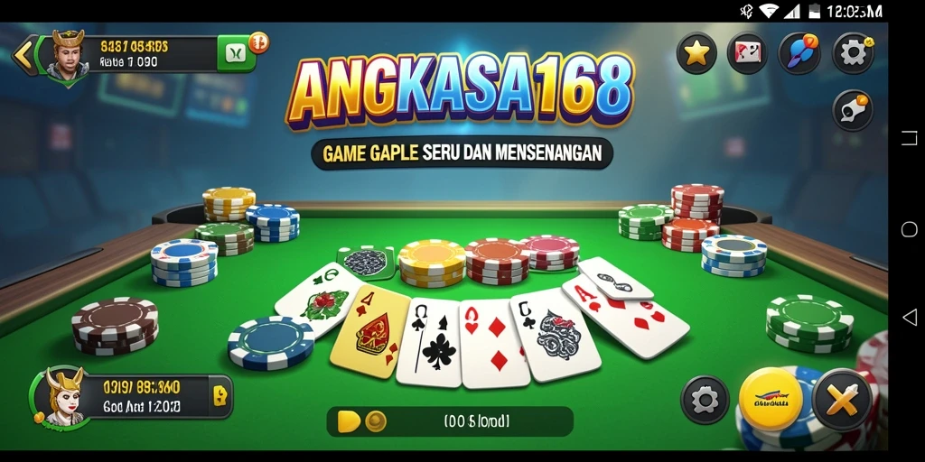 Tampilan gameplay seru dan interaktif dari ANGKASA168.