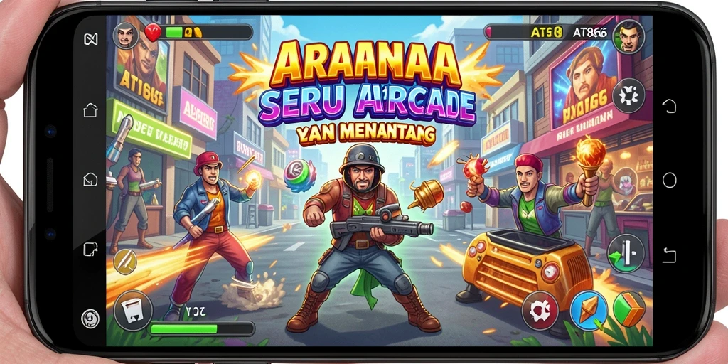 Menampilkan gameplay menarik dari AT866 dalam setiap level tantangan.