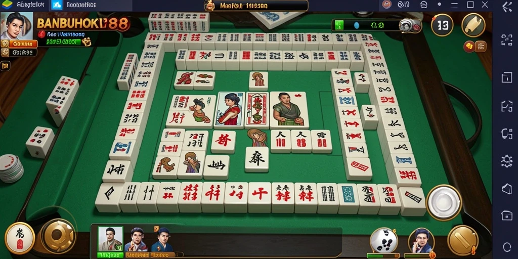 Tangkapan layar gameplay BANBUHOKI88 menampilkan aksi mencocokkan ubin yang seru.