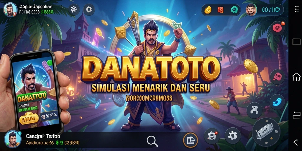 Tampilan gameplay menarik dan imersif dari DANATOTO.