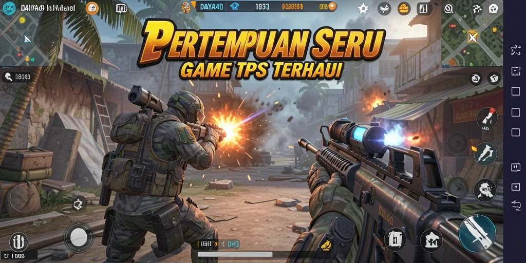 Screenshot dari gameplay DAYA4D yang mendebarkan.
