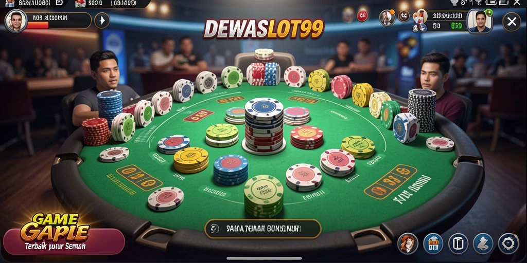 Tangkapan layar DEWASLOT99 menampilkan keseruan gameplay Gaple yang menarik.