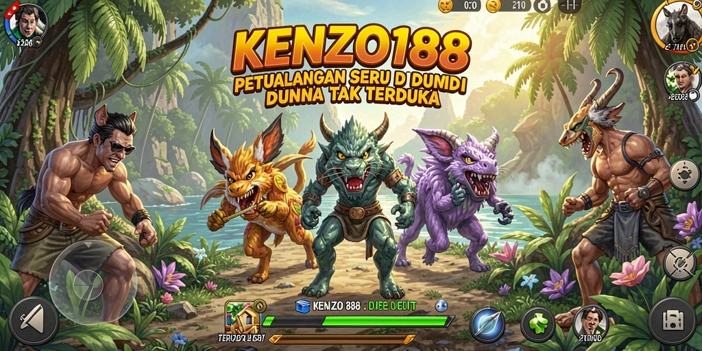 Gameplay seru KENZO188 di dunia petualangan penuh tantangan.