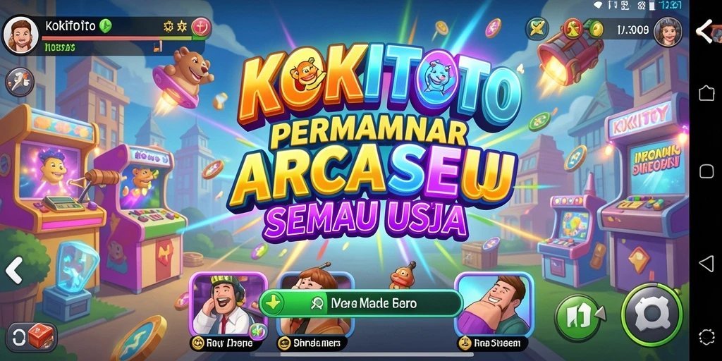 Tampilan gameplay menantang dan penuh warna dari KOKITOTO.