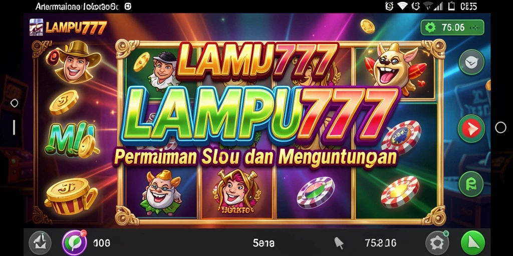 Tampilan gameplay menarik dari LAMPU777 dengan elemen Slot.