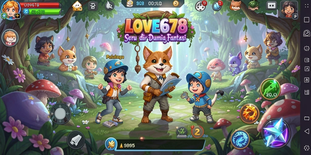 Gameplay seru dengan grafis fantastis dari LOVE678.