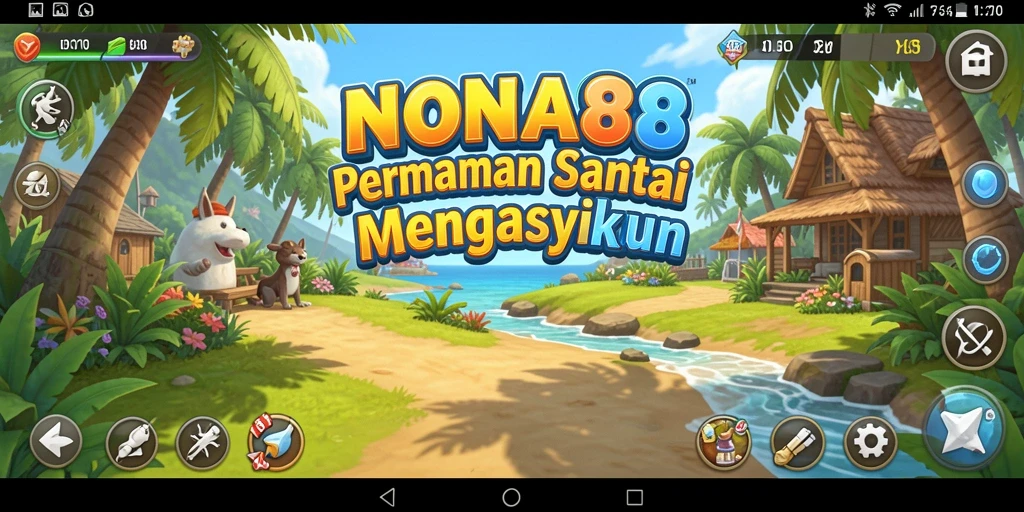 Tampilan screenshot NONA88 menampilkan gameplay yang seru dan penuh warna.