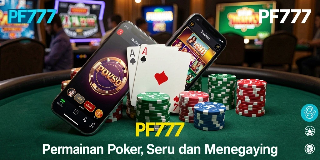 Tampilan menarik dari gameplay Poker di PF777 yang penuh aksi.