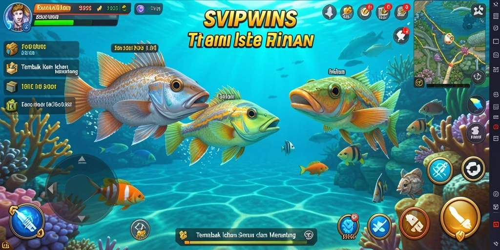 Tampilan menarik dari gameplay tembak ikan di SVIPWINS.