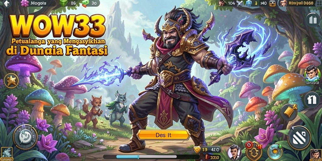 Gameplay WOW33 yang mendebarkan dan penuh tantangan di dunia fantasi.